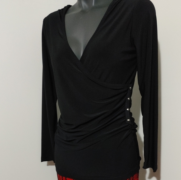 Black blouse large - Picture 2 of 4